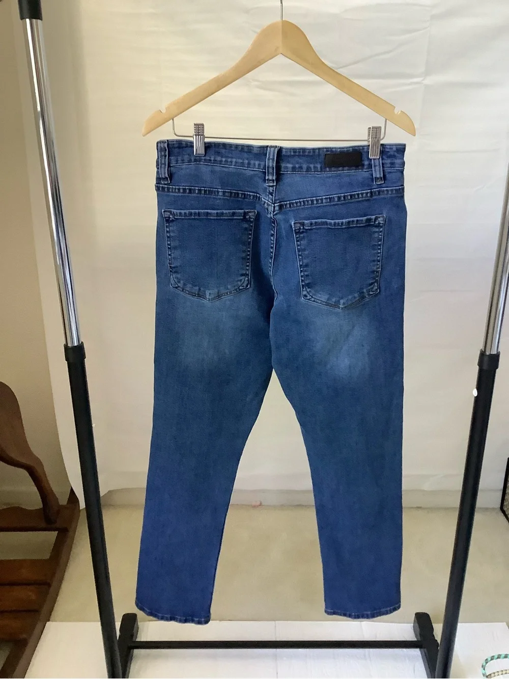 Kenneth Cole Blue Straight Leg Denim Jeans Men's 32 x 29